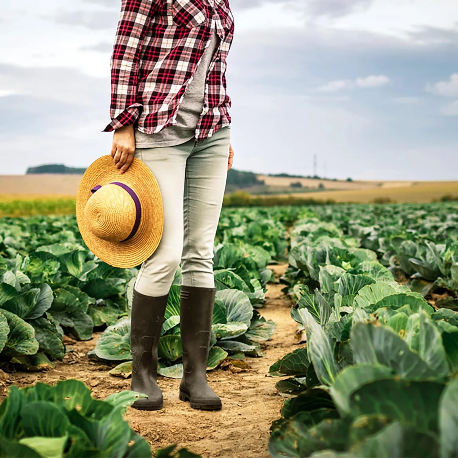 ATERET Footwear Protection PVC Rubber Boot 100% Waterproof Lightweight and Durable Footwear For Agricultural Construction Industry