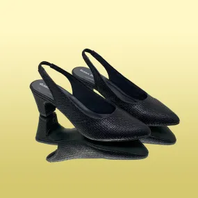 Black Slingback Heels