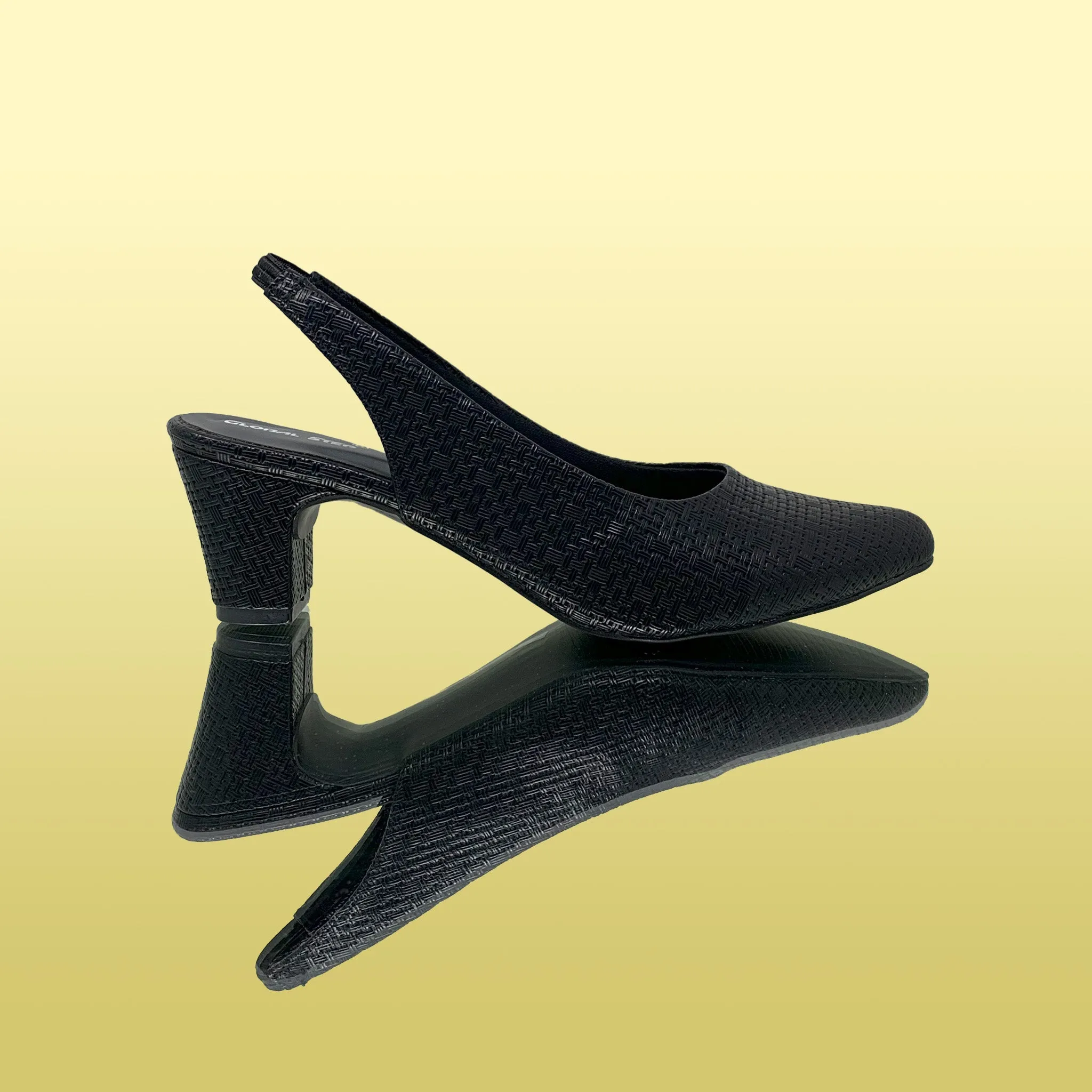 Black Slingback Heels