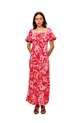 Bobbi Silk Midi Dress