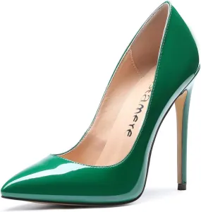 Castamere Women's High Heels Slip-On Pumps Pointy-Toe Elegant Stilettos Wedding Party Sexy Heel Shoes 12CM Heels Pump
