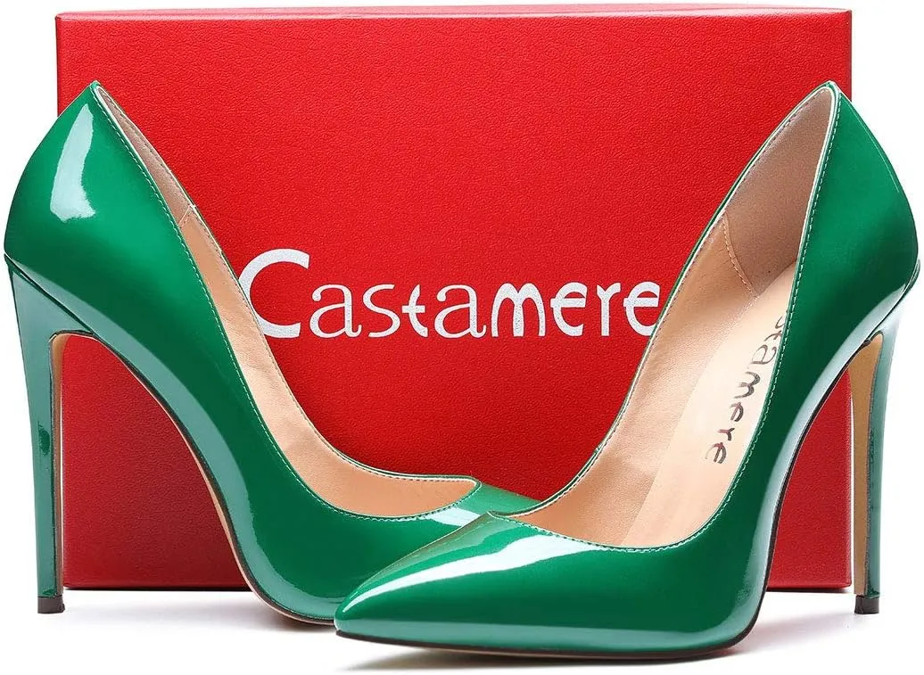 Castamere Women's High Heels Slip-On Pumps Pointy-Toe Elegant Stilettos Wedding Party Sexy Heel Shoes 12CM Heels Pump