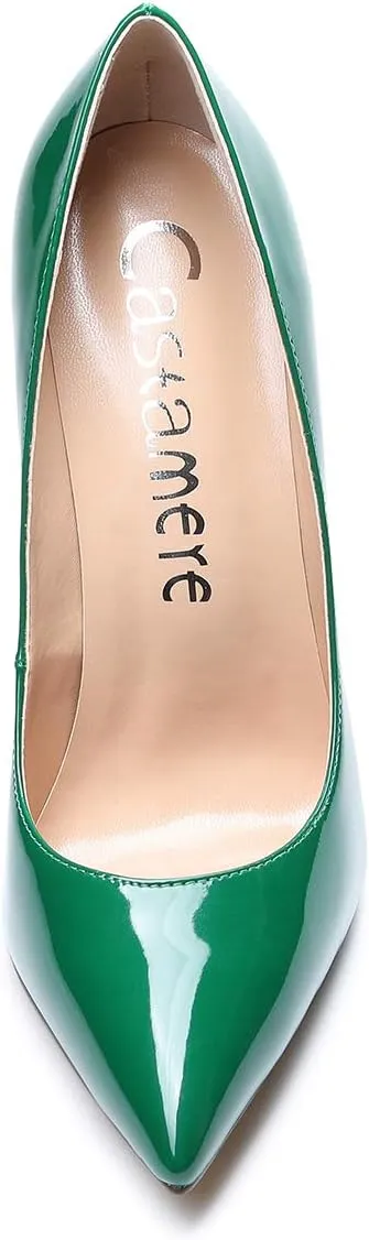 Castamere Women's High Heels Slip-On Pumps Pointy-Toe Elegant Stilettos Wedding Party Sexy Heel Shoes 12CM Heels Pump