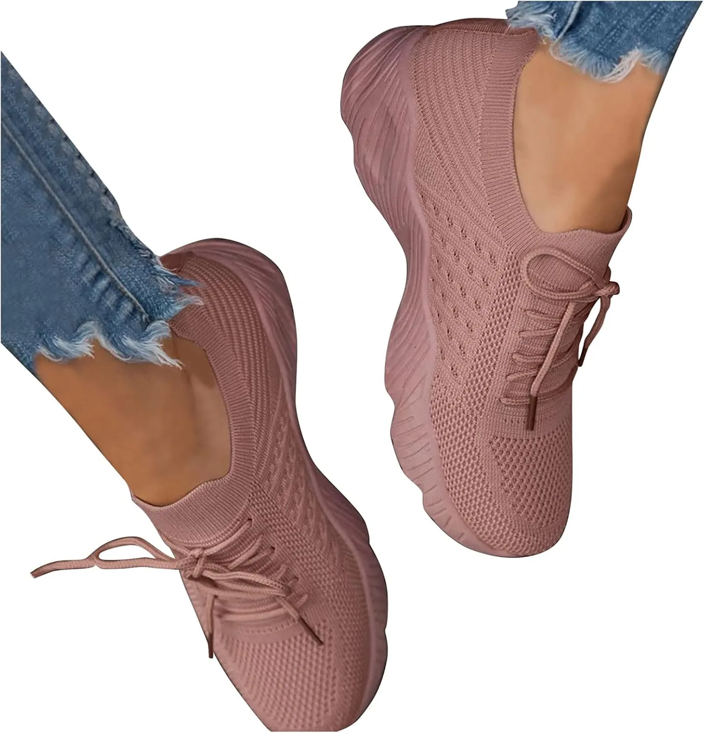 Comfortable Orthopedic Shoes for Women, Casual Sports Women Wide Width Breathable Walking Comfortable Slip on Sneakers, Non Slip Lightweight Shoes Arch Support Sneakers