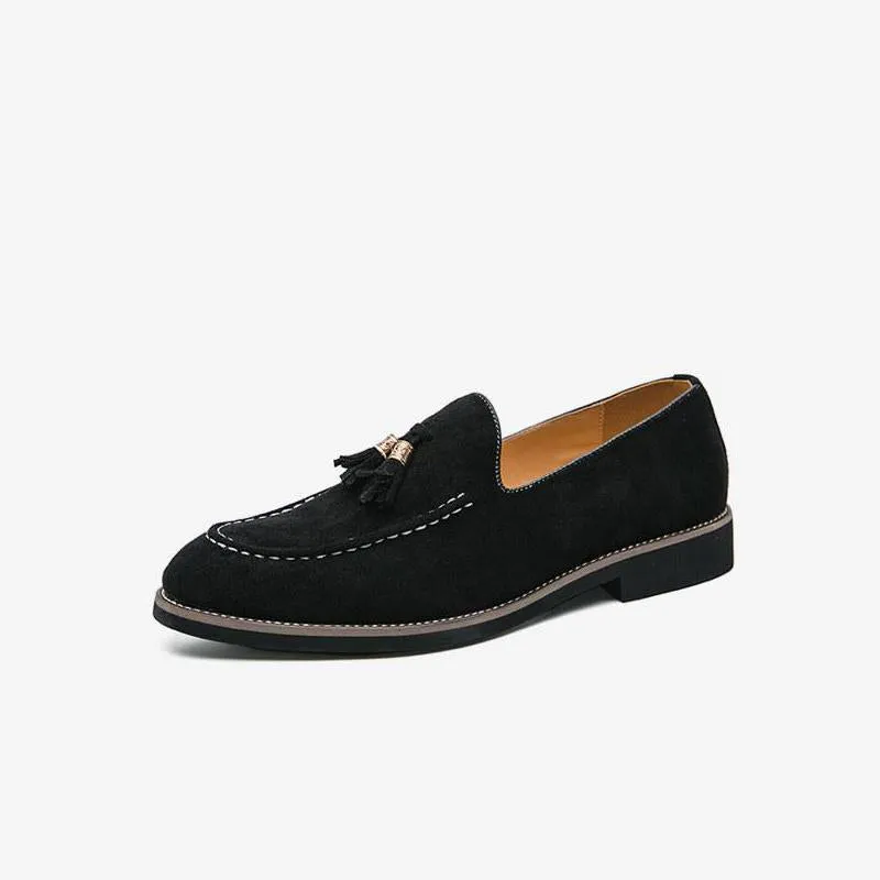 Elegant Suede Tassel Loafers