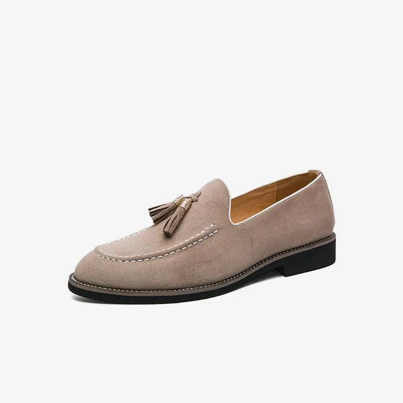 Elegant Suede Tassel Loafers