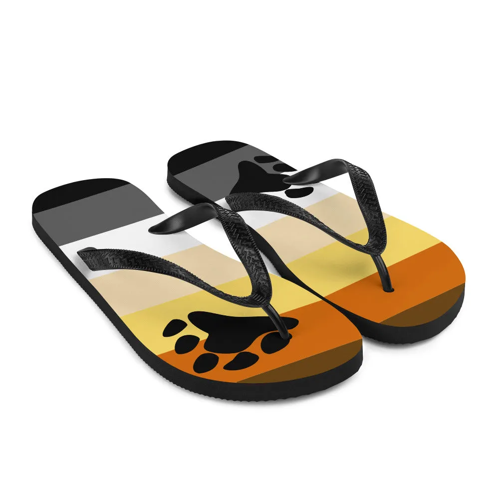 Gay Bear Pride Flip-Flops