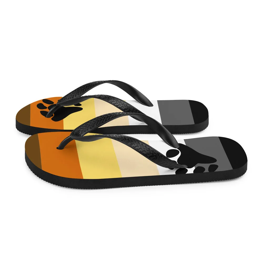 Gay Bear Pride Flip-Flops