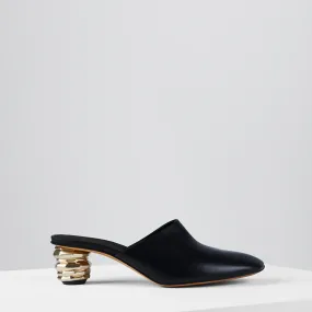 Gemma Mules in Nero