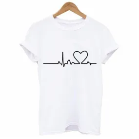 Heart Print T-Shirt