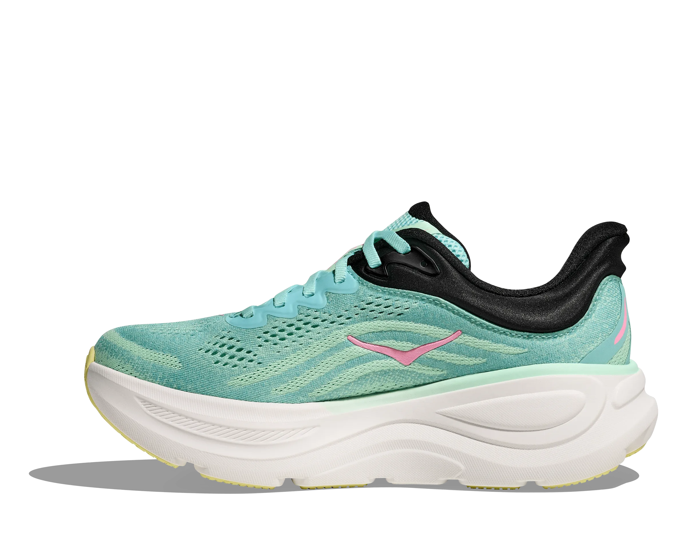 Hoka Women's Bondi 9 Running Shoes- Blue/Mint