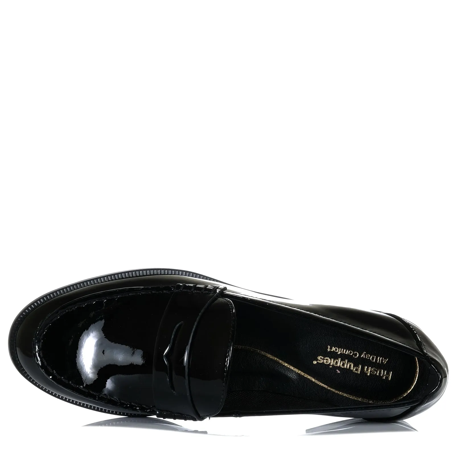 Hush Puppies Lucia Black Patent