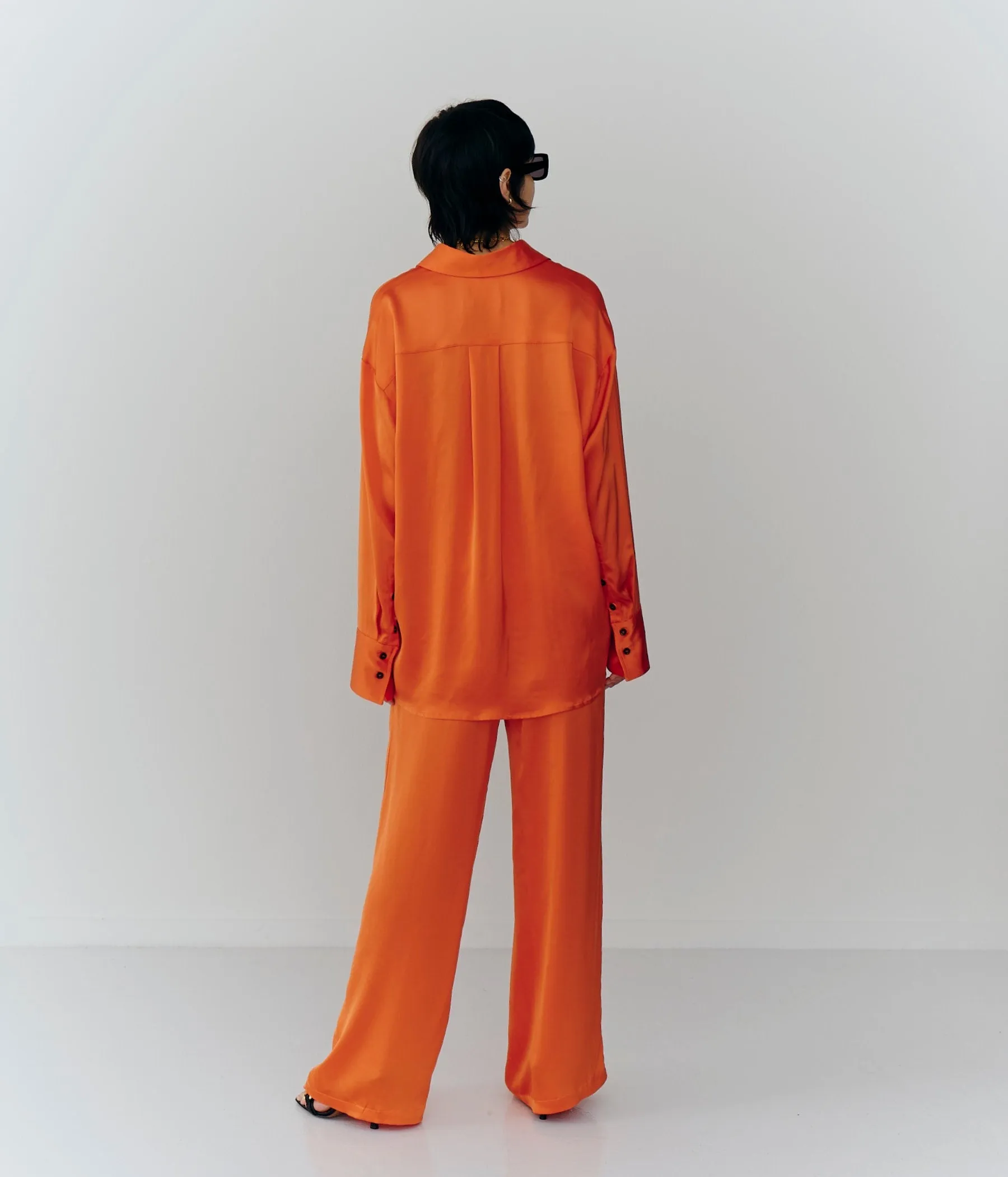 Jenka Shirt - Mandarin Red