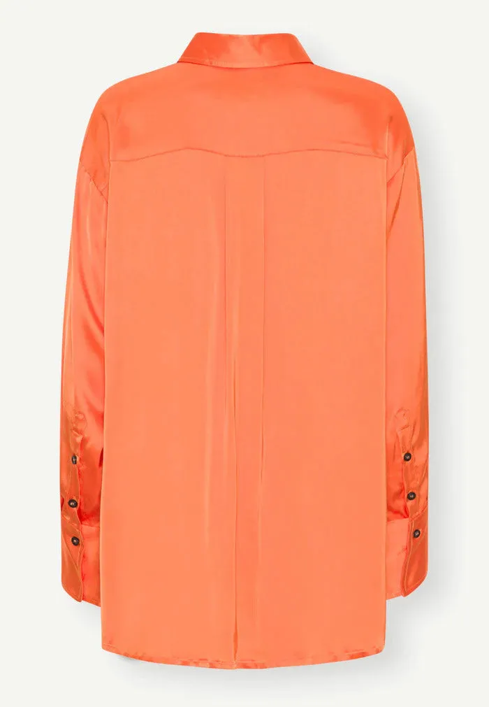 Jenka Shirt - Mandarin Red