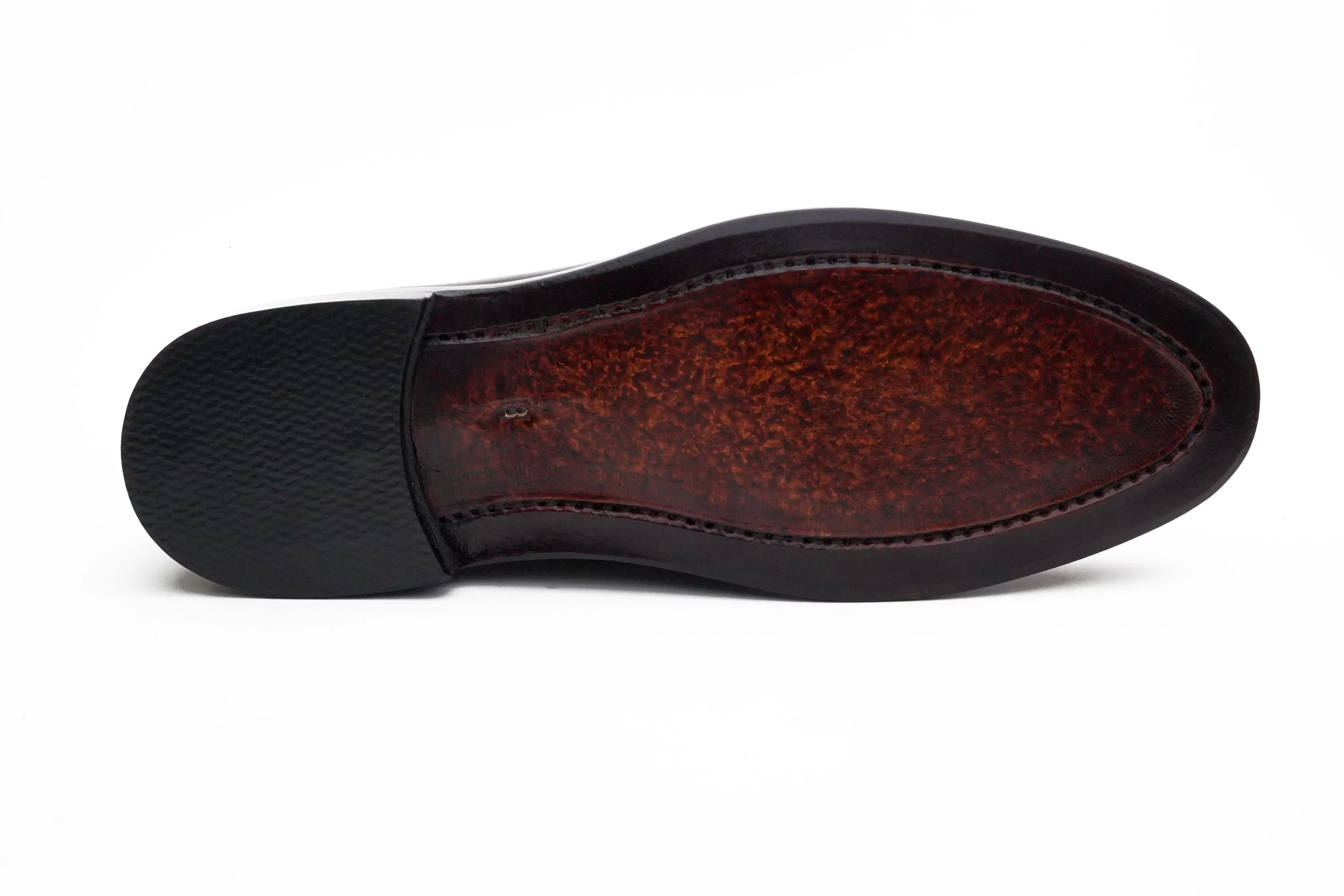 Leather Horsebit Brown Loafer DH-0502