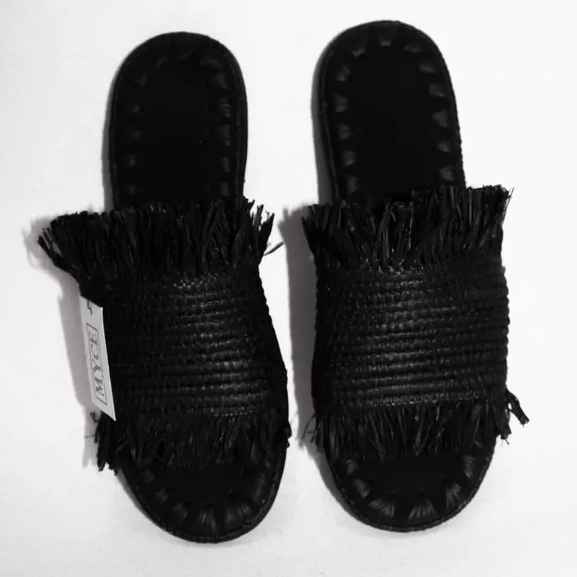 MARI Raphia Sandal