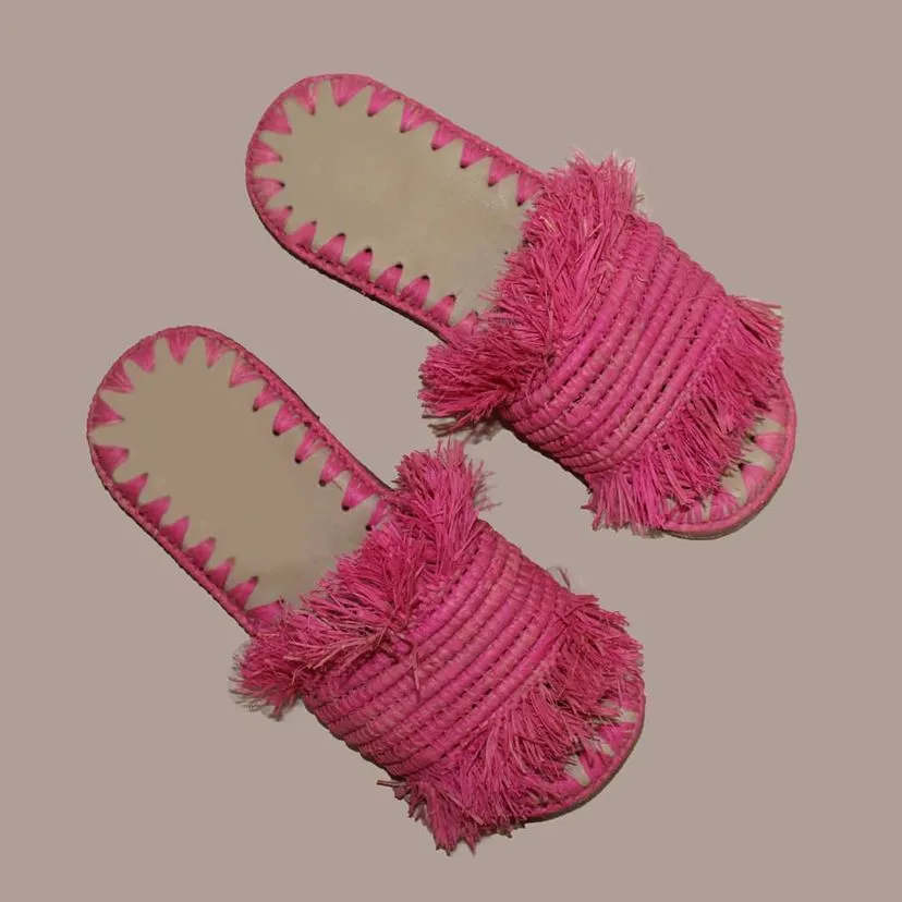 MARI Raphia Sandal
