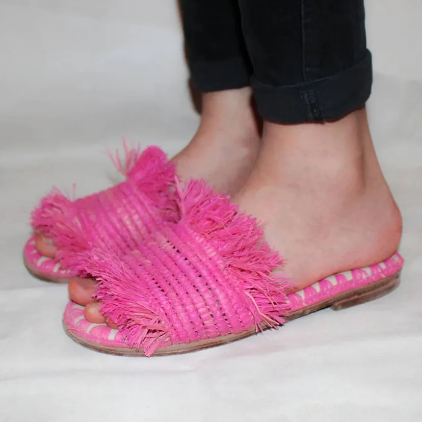 MARI Raphia Sandal
