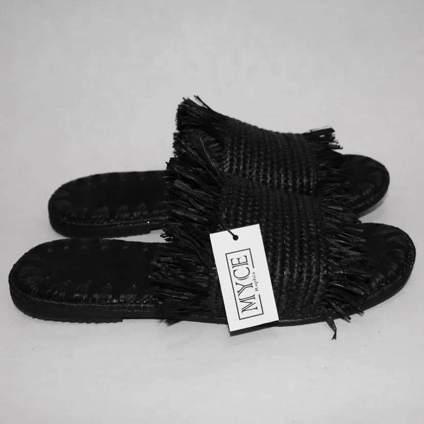 MARI Raphia Sandal