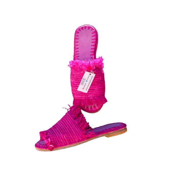 MARI Raphia Sandal