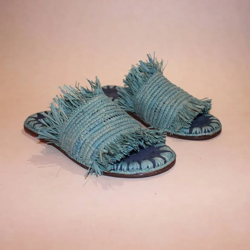 MARI Raphia Sandal
