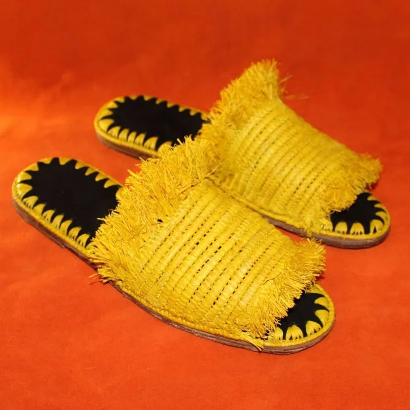 MARI Raphia Sandal