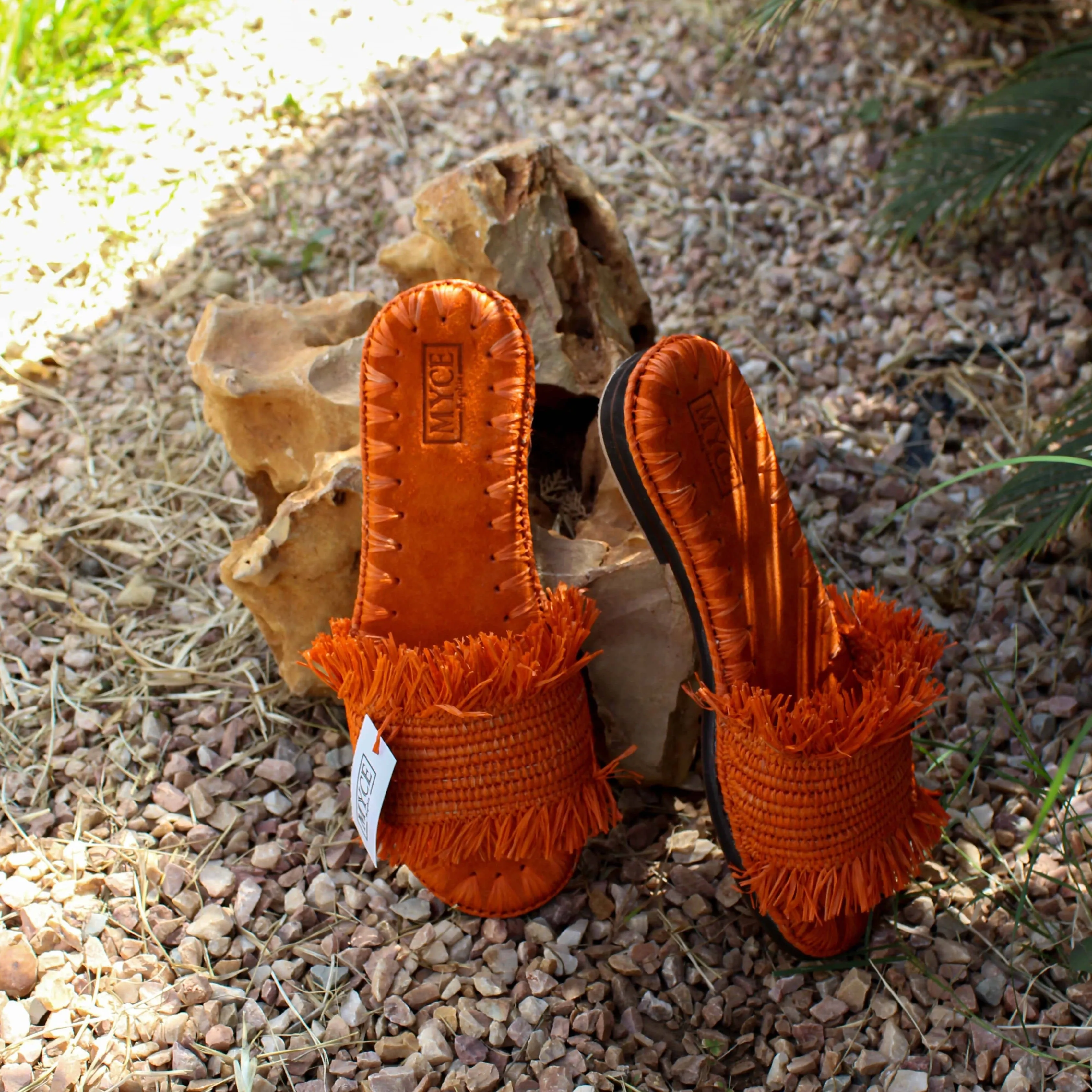MARI Raphia Sandal