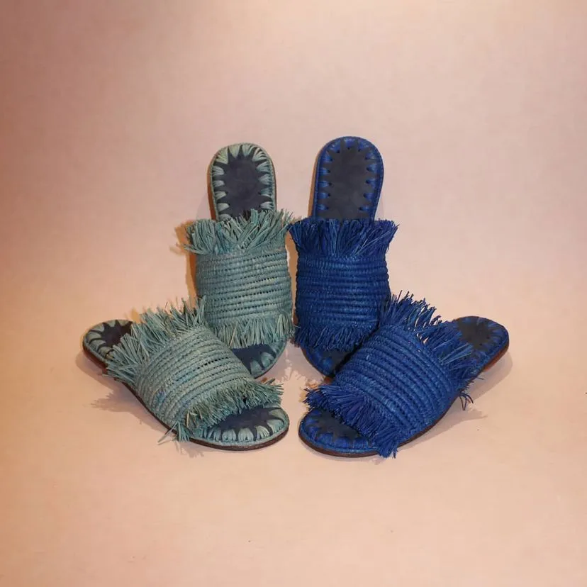 MARI Raphia Sandal
