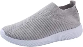 Mesh Breathable Solid Color Casual Running Shoes Comfortable Lighweight Sneakers for Alll Day Wear Soft Sole Outdoor Sports Shoes for Women