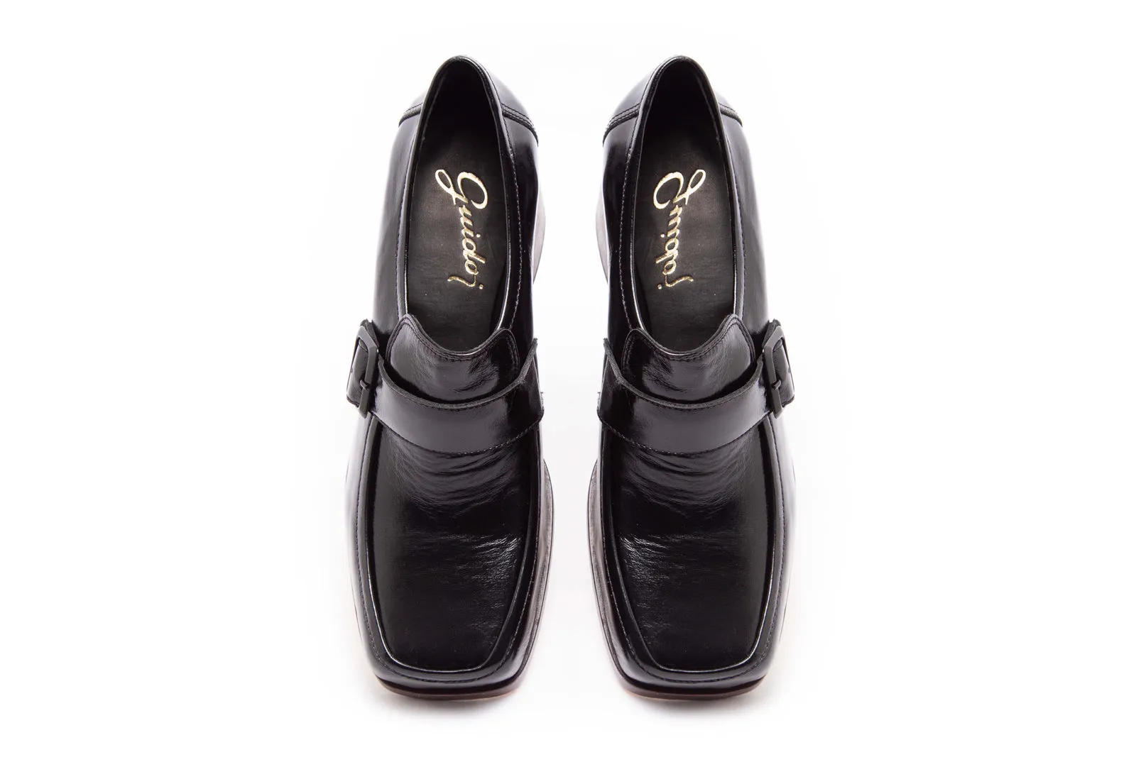 Moccasin High Heel Frida 7456 Black