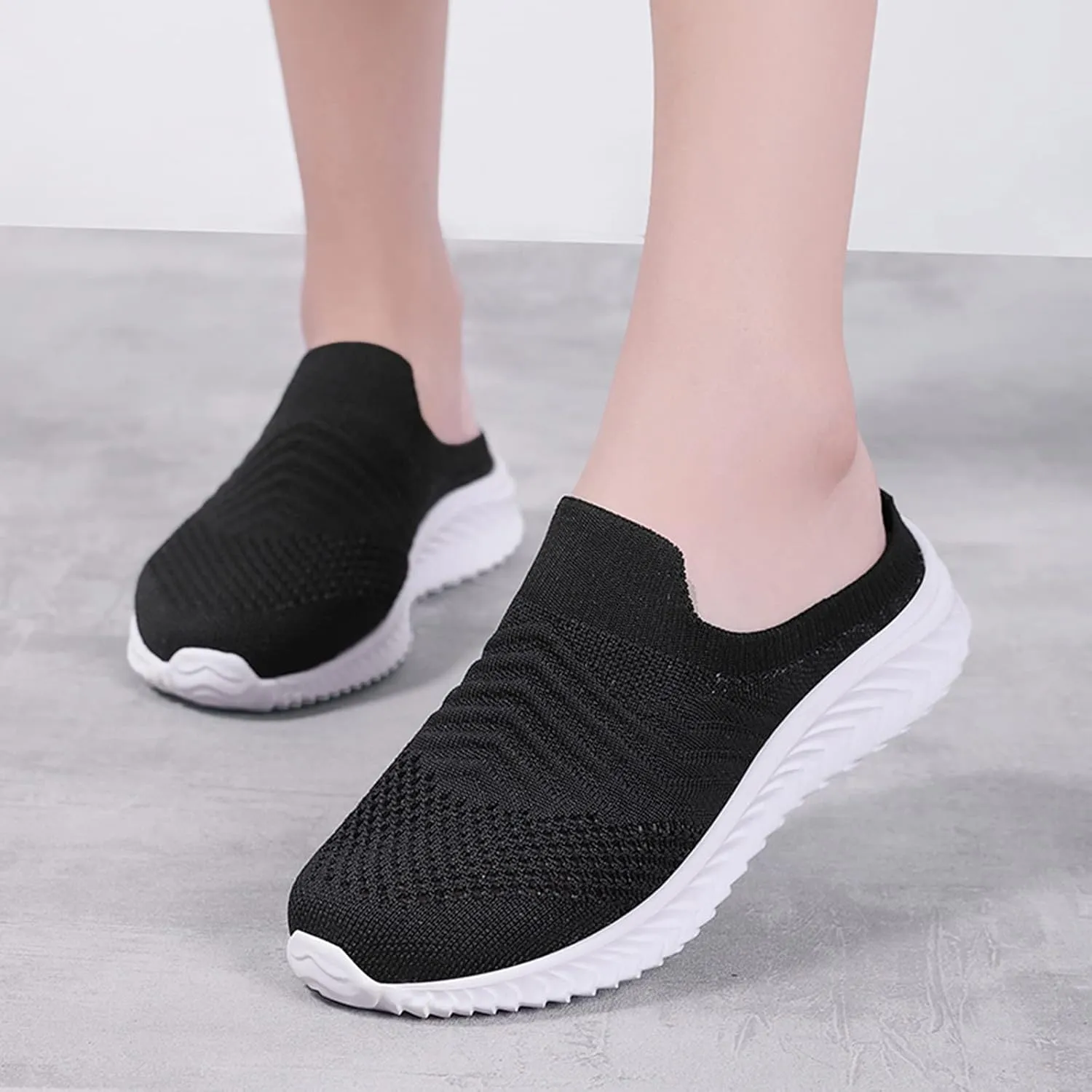 Mules for Women Flats Sneakers for Men Flats Shoes Women Dressy Comfortable Comfortable & Lightweight Women Loafers Women's Fashion Sneakers Slip On