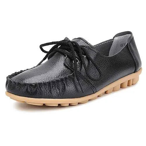 New Trendy Casual Flat Heel Shoes Bow Knot Round Toe Slip Candy Color Loafer Shoes