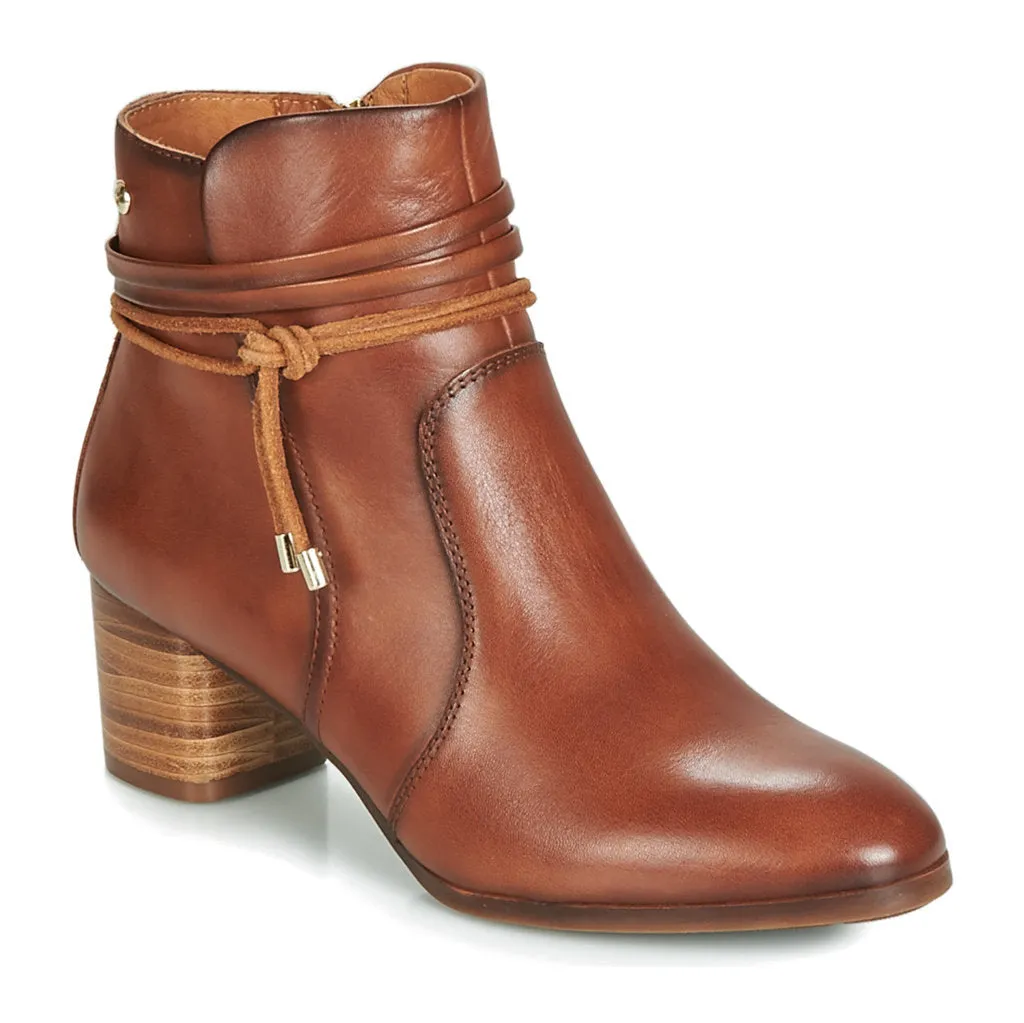 Pikolinos Calafat Leather Women's Heeled Boots