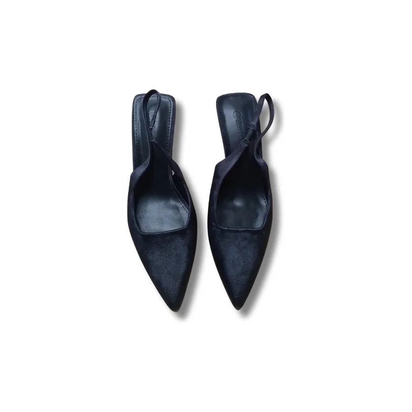 Pointed Toe Short Heel Sandals