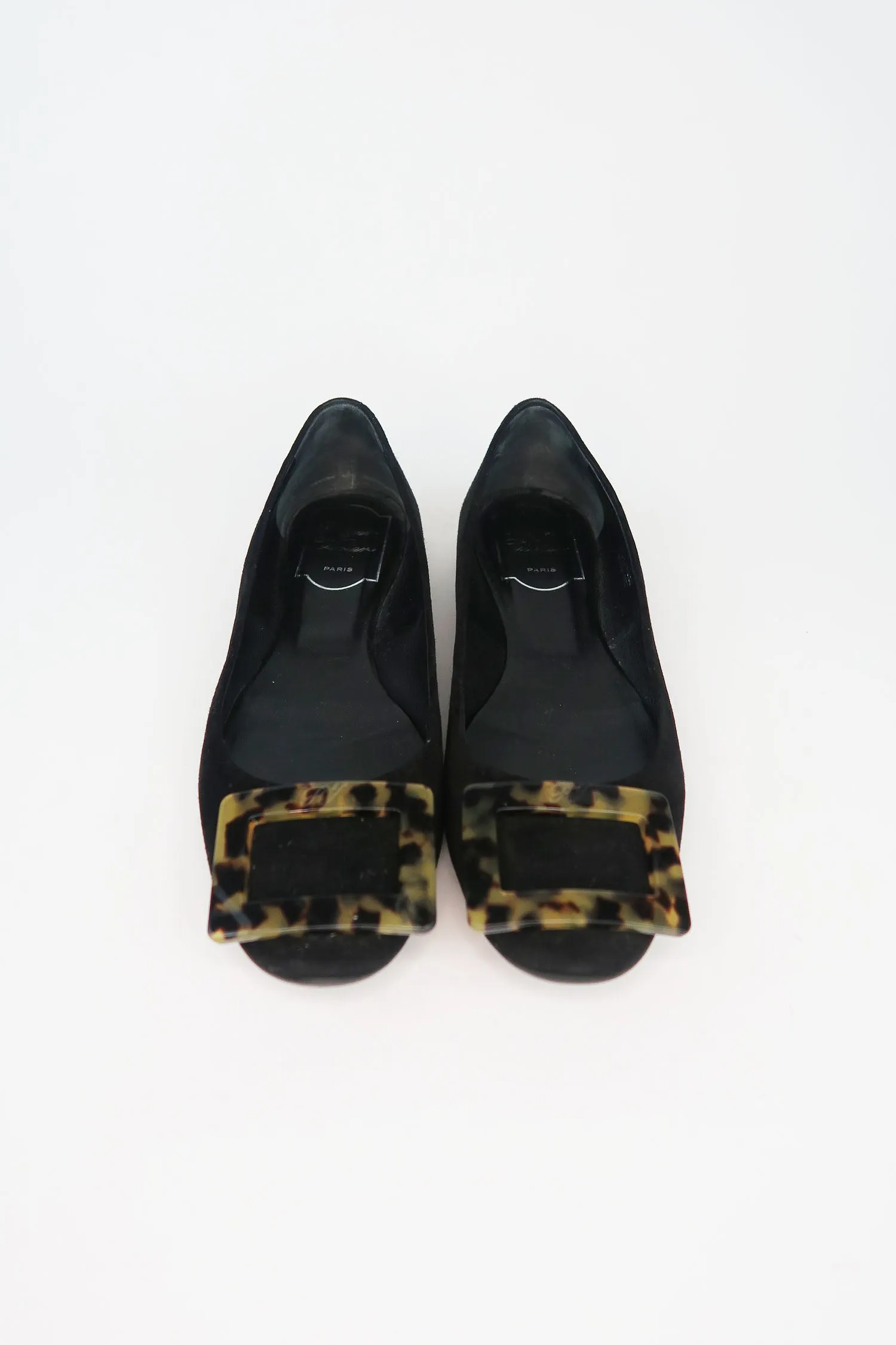 Roger Vivier Suede Flats sz 36