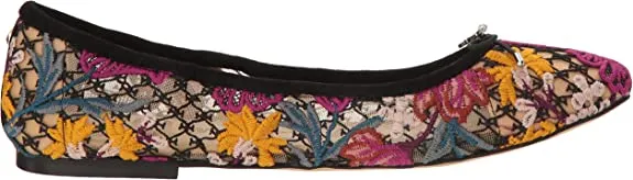 Sam Edelman Felicia Bright Multi Slip On Rounded Closed Toe Flexible Ballet Flat