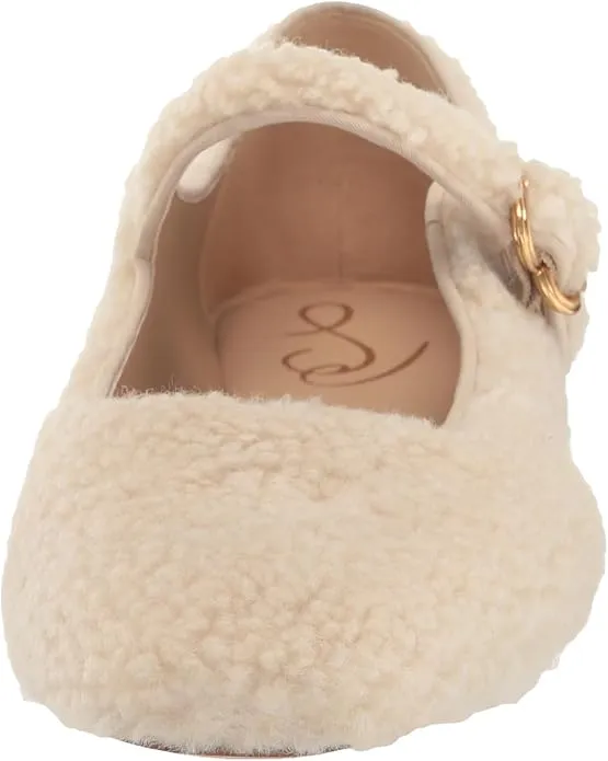 Sam Edelman Michaela Nature Mist Mary Jane Ankle Strap Squared Toe Flats