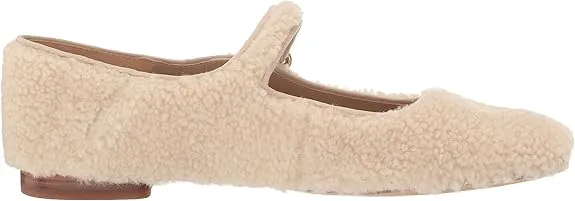 Sam Edelman Michaela Nature Mist Mary Jane Ankle Strap Squared Toe Flats
