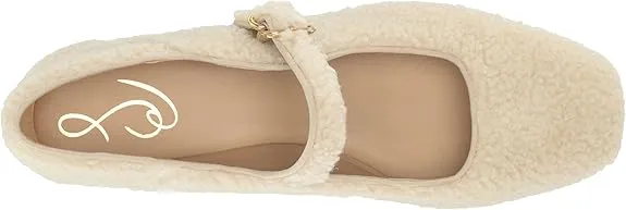 Sam Edelman Michaela Nature Mist Mary Jane Ankle Strap Squared Toe Flats