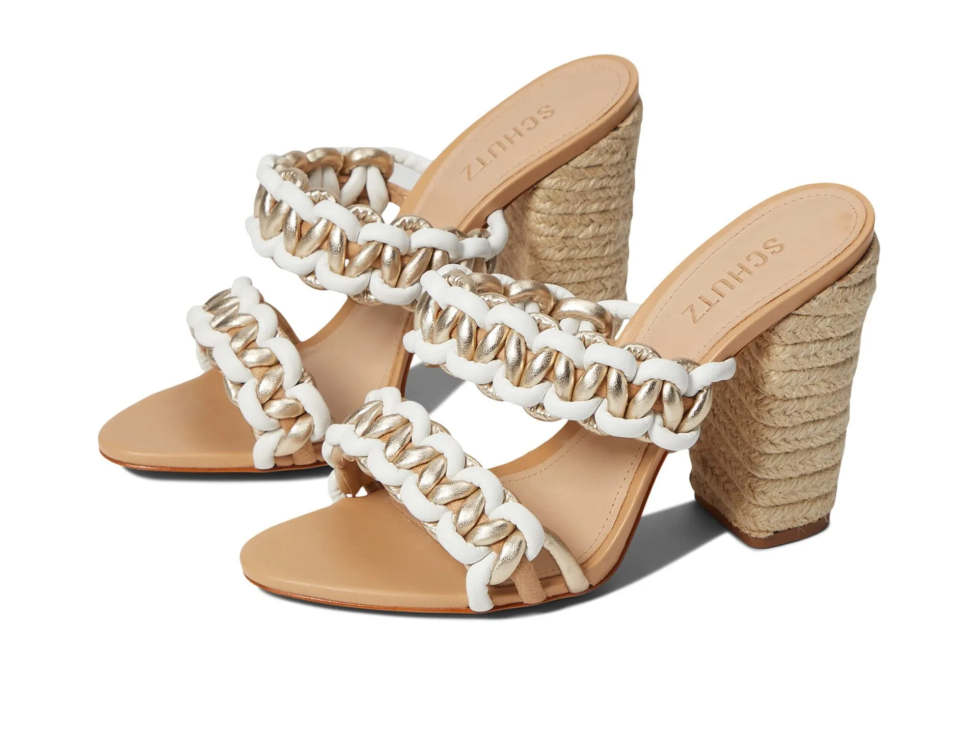 Schutz Juliet Light Nude Fashion Womens Pumps Fashion Slip On Open Toe Sandals