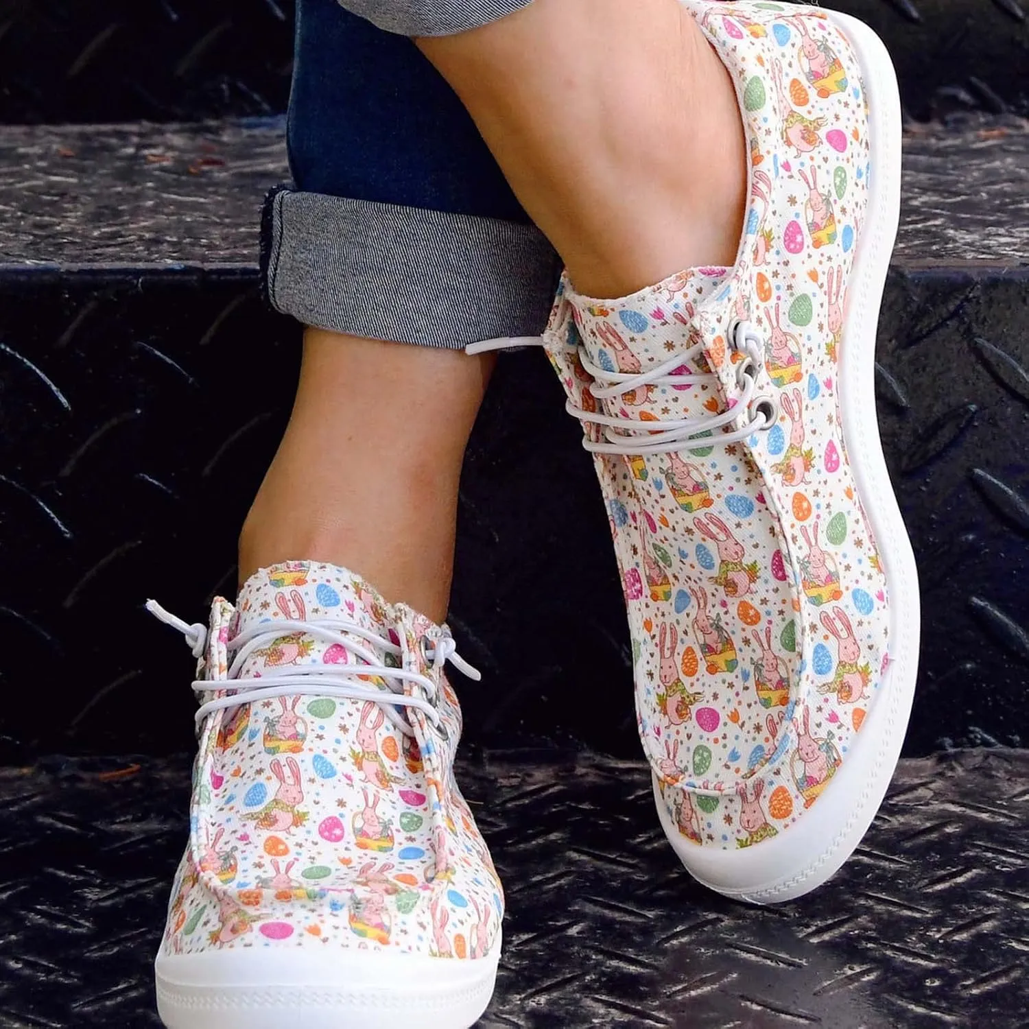 Sneakers for Womens Anti-Slip Comfortable Womens Loafers Roman Pluse Size Comfortable Shoes for Women