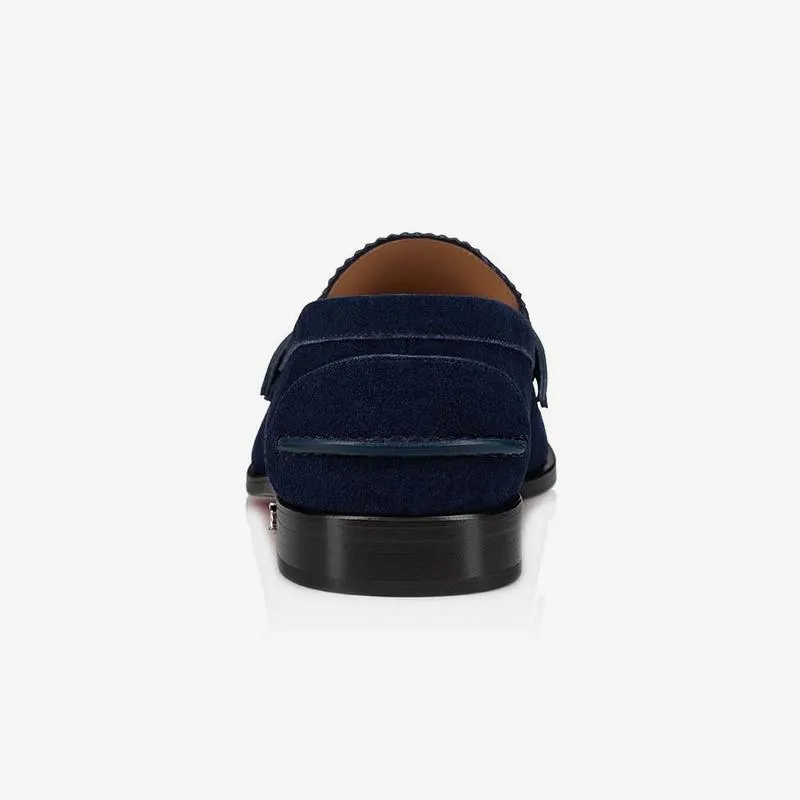 Strap Slip-On Loafer Suede Leather Penny