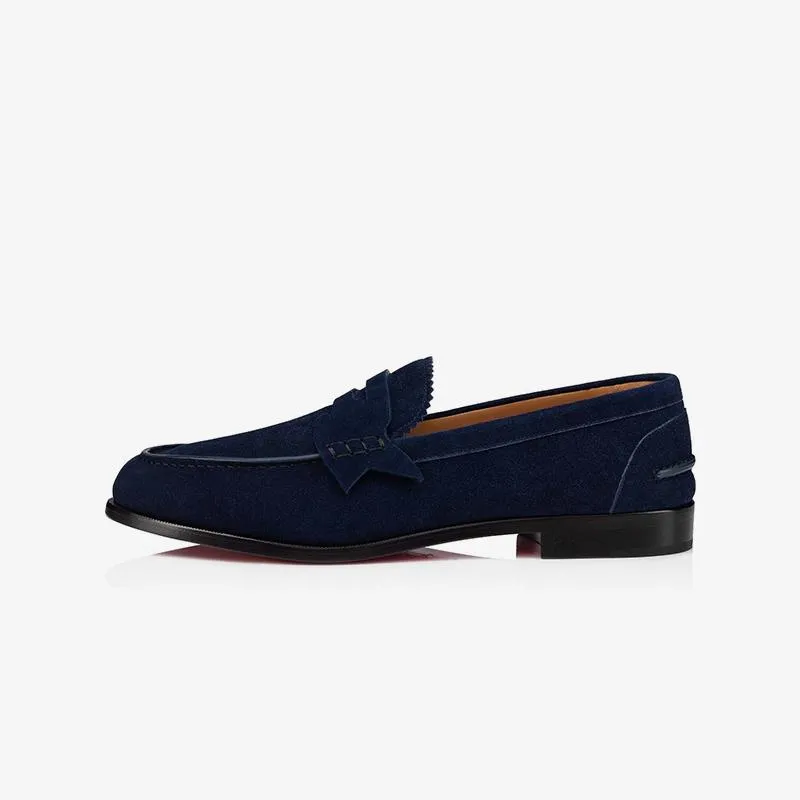 Strap Slip-On Loafer Suede Leather Penny
