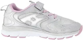 Stride Rite Kids M2P Cannan Sneakers- Silver/Mauve