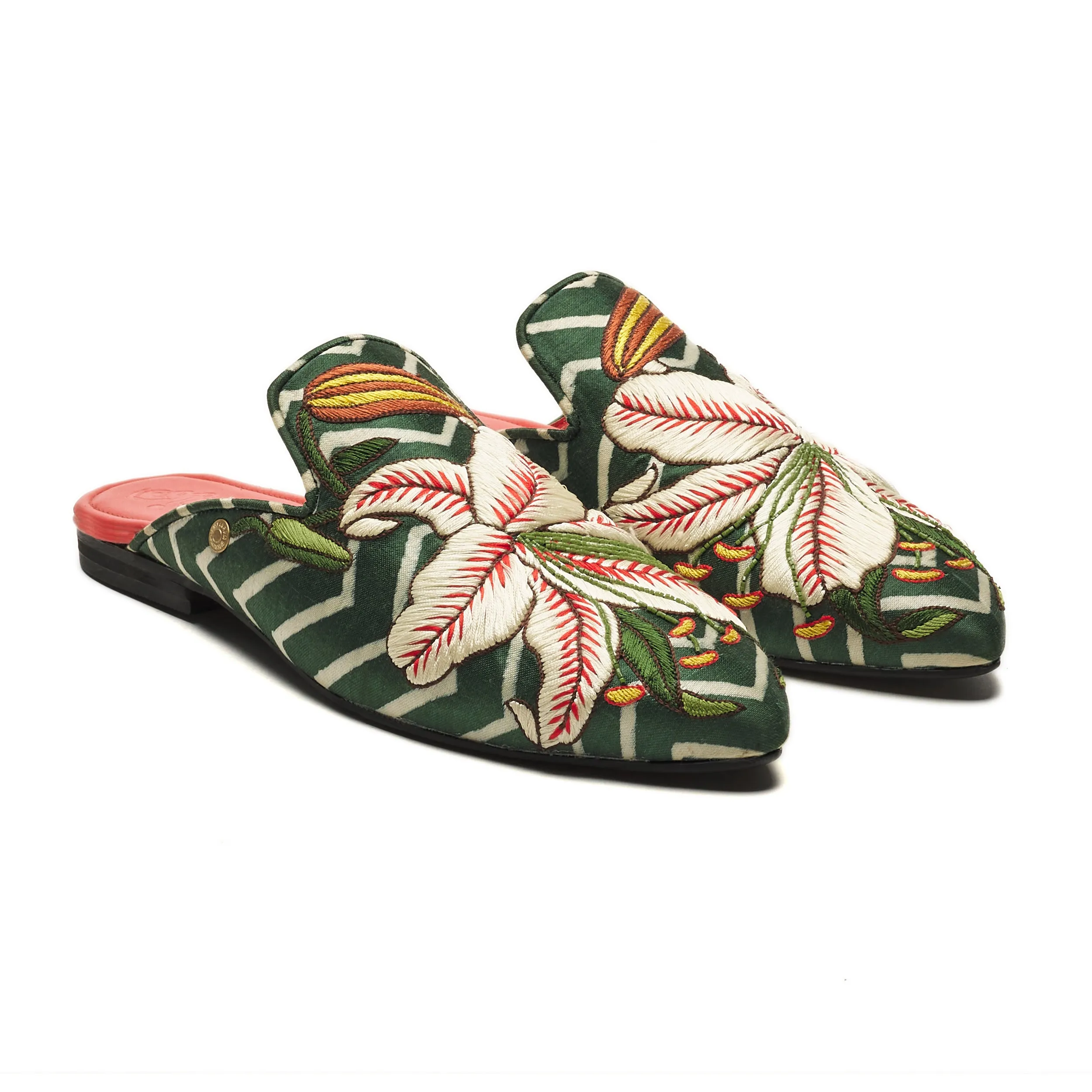 The Enchanted Lillies Cone Mules Women