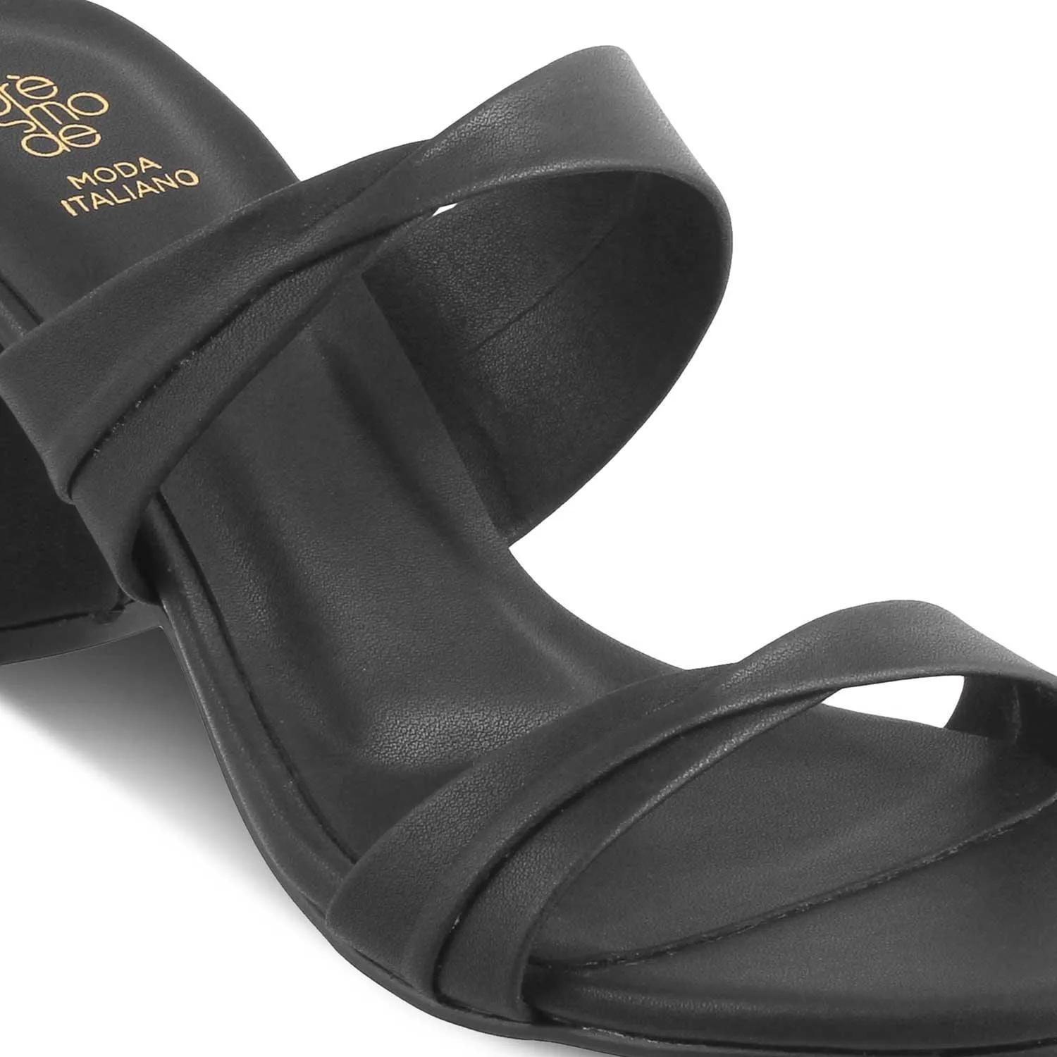 The Sofia Black Women's Casual Block Heel Sandals Tresmode