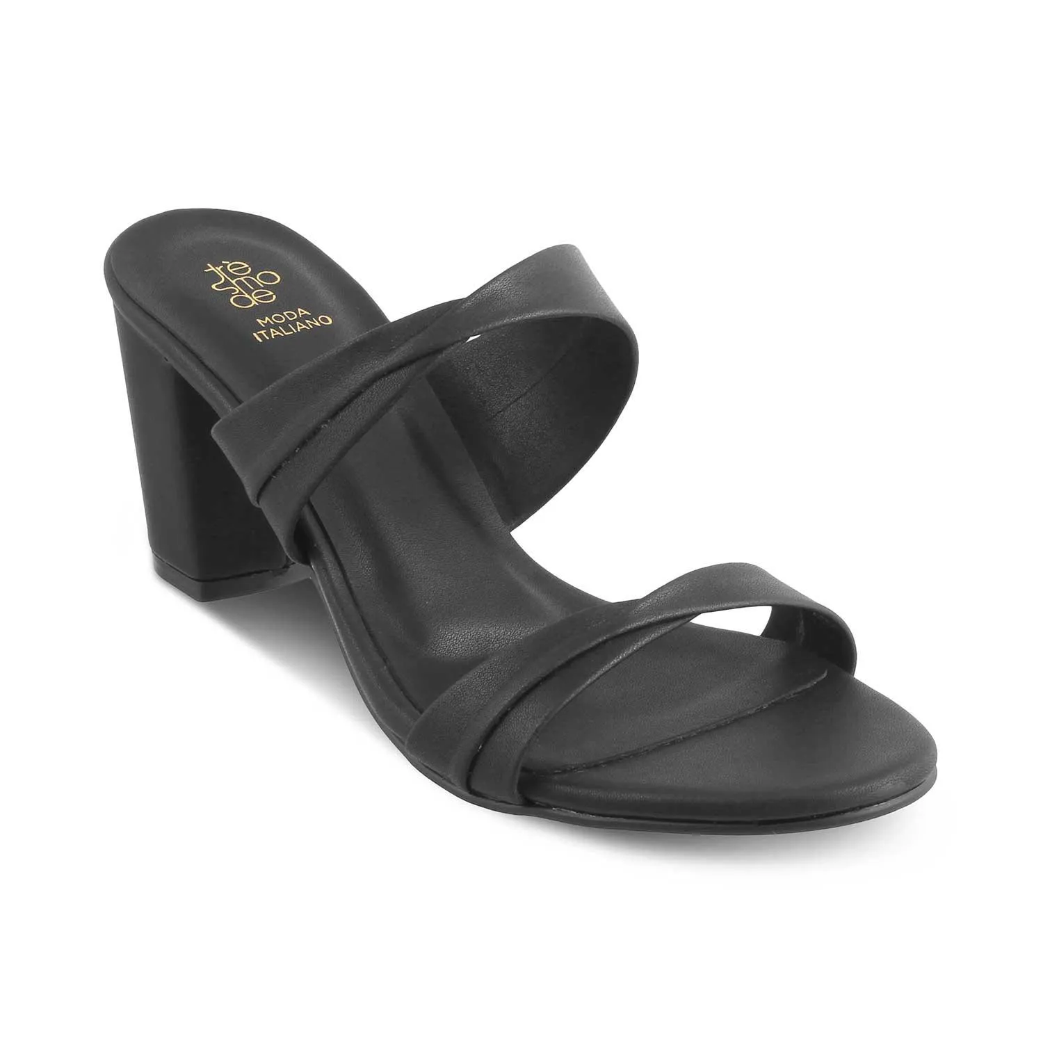 The Sofia Black Women's Casual Block Heel Sandals Tresmode