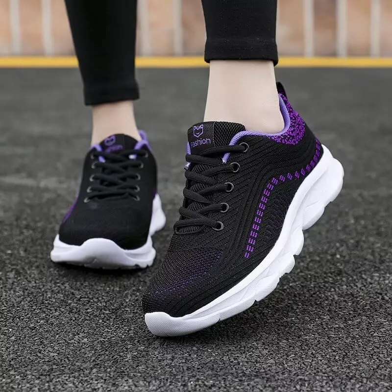 Women Fashion Breathable Casual Walking Sneakers for Running Sport