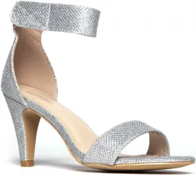 Womens Ankle Strap Open Peep Toe High Heels | Dress, Wedding, Party Heeled Sandals | Elegant, Comfortable & Strappy