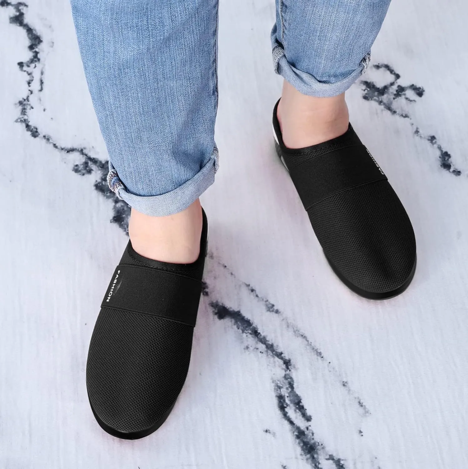 Women's Backless Slip on Mesh Sneakers Shoes Running Shoes for Men Casual Casual Shoes Fashion Sneakers 2025 Platform Tennis Shoe White Loafers